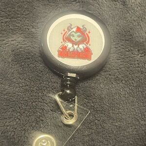 Maleficent Retractable Badge Holder